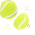 thumbnail image 2 of 10 mini colgantes de pelotas de tenis en 3D para llaveros, ideales para crear joyas, collares, pulseras y otros accesorios deportivos. 2 cm, 2 of 8