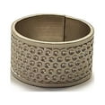 thumbnail image 1 of Fingertip Protection Anti-slip Thimble Ring Handworking Needles Crafts Gadgets Sewing Accessories Household Professional Thick Silver M, 1 of 6