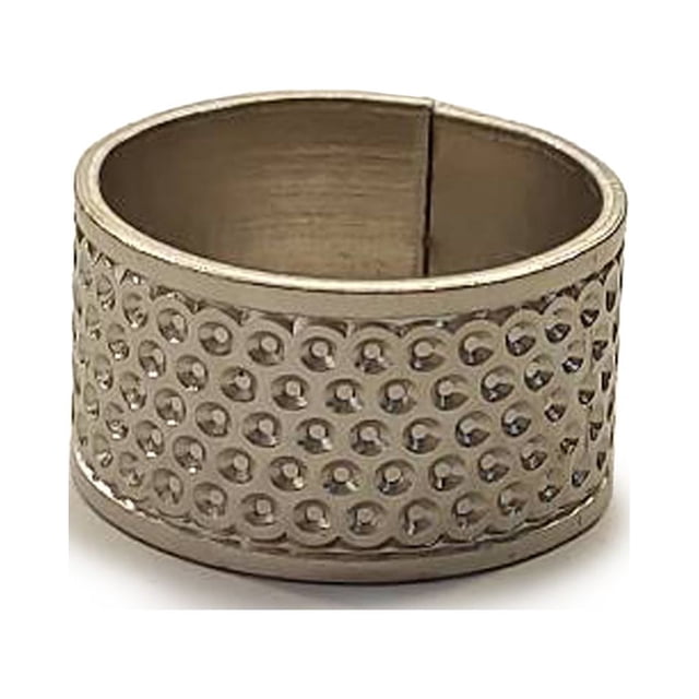 Yuarrent Dedal de protección para la punta de los dedos, agujas para trabajar a mano, manualidades, costura ajustable, accesorios de bordado Type9 NO9