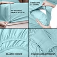 thumbnail image 4 of Juego de sábanas Utopia Bedding Twin XL, 10 unidades, microfibra cepillada, 4 of 7