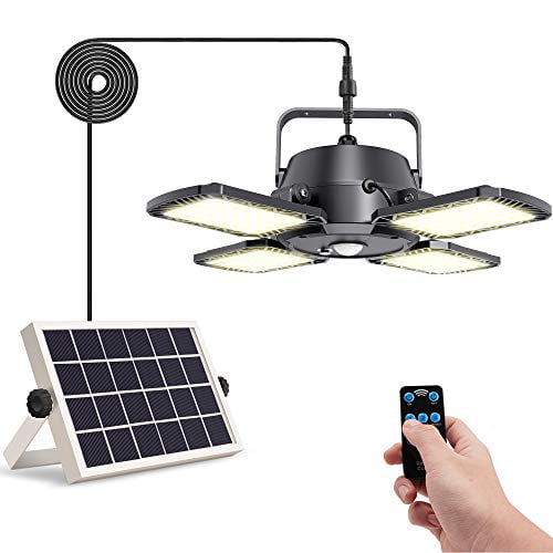Solar Pendant Lights Outdoor Indoor, Solar Ceiling Fan For Shed