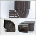 SHISUYAN Gutter Downspout Adapter Gutter Pipe Adapter 90 Degree