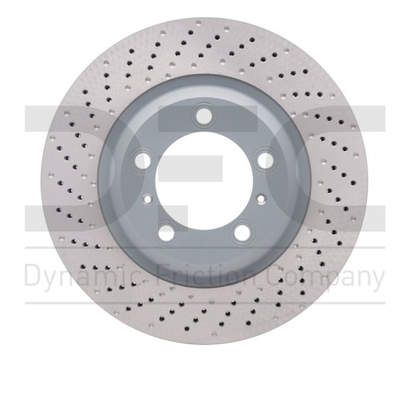 Front Left Dynamic Friction Company Hi-Carbon Alloy Brake Rotor (1) 920-02071D For 2012-2016 Porsche 911, 2016 Porsche Boxster