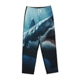 thumbnail image 4 of Daiia 3D Realistic Shark Women's Sleep Pant with Pockets and Drawstring,Pajama Pants-Large, 4 of 9