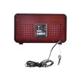 thumbnail image 3 of Retro Wireless Bluetooth Radio Speaker - Classic Vintage Style Audio Sound Receiver System w/Built-in Stereo Speakers, USB, SD Card Slot, AUX, RCA, MP3, AM/FM Tuner - Pyle PUNP34BT, 3 of 6