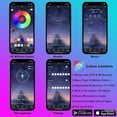 thumbnail image 3 of PENGX 1 Set Car Interior LED Light Strip  RGB 5 In 1 With 236 Inch Fiber Optic  Mood Light Kit  16 Million Colors Car Neon Light  Sync With Music APP Control  For Doors  Consoles And Dash, 3 of 7