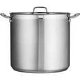 thumbnail image 2 of Tramontina Gourmet 24-Quart Tri-Ply Stainless Steel Stock Pot with Lid, Oven-Safe, Dishwasher Safe, 2 of 3