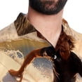 thumbnail image 5 of Surfing in Summer Men's Button Down Hawaiian Print Short Sleeve Casual Summer Beach Shirts, 5 of 6