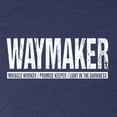 thumbnail image 5 of Wild Bobby Waymaker Inspirational/Christian Women Tri-Blend Racerback Tank Top, Vintage Navy, Medium, 5 of 5