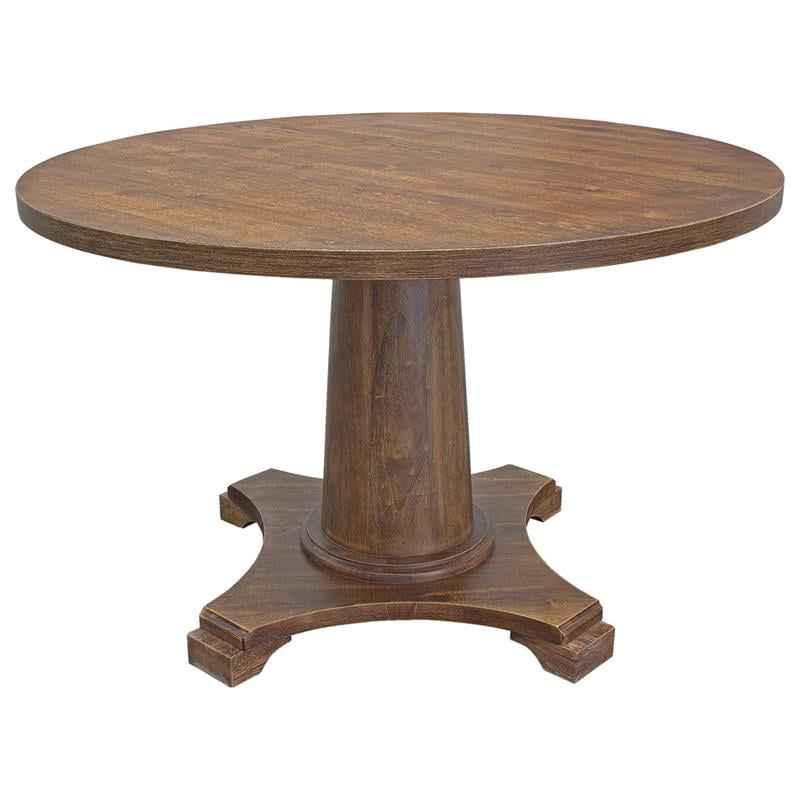 Natural Oak Round Dining Table, Old Oak Round Dining Table