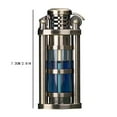thumbnail image 2 of YIKA Transparent Visible Large Oil Tank Grinding Wheel Lighter Transparent Tank Gas Lighter A, 2 of 6
