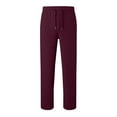 thumbnail image 4 of Favoffer Winter Boys' Fleece-Lined Sweatpants Toddler Solid Color Pants Elastic Waist with Drawstring & Pockets, for Play Lounging, 4-15Y, 4 of 6
