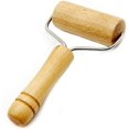 thumbnail image 1 of Rodillo de amasar de madera de haya, rodillo de amasar para pizza, pasteles, pastas, accesorios profesionales, 19 x 9,5 cm, 1 of 3