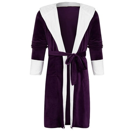 

SEMIMAY Clothes Long Bathrobe Women Lengthened Shawl Winter Coat Home Robe Sleeved Plush Women s Sleepwear