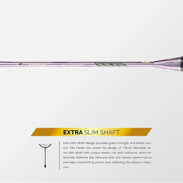 Apacs Z - Ziggler Unstrung, 38 LBS Max Tension 6.4mm Slim Shaft
