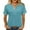 Summer Tops Green, variant on Womens Plus Size Henley Shirt, Short Sleeve Shirts for Women Summer Casual Loose Fit Solid Color Button Up Crewneck T-Shirts