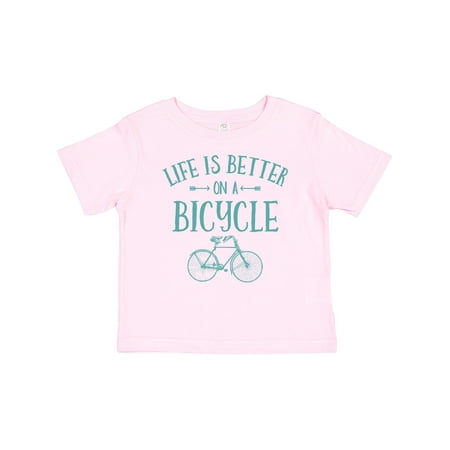 

Inktastic Life s Better on a Bicycle Gift Baby Girl T-Shirt