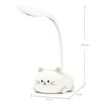 thumbnail image 3 of LED Lamp Light Cute Cat Design Reading Light Flexible Neck Night Bed Lamp 9*7*18CM Solid Color  Blue, 3 of 3