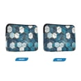 thumbnail image 7 of FORMRS 13"-13.3" Laptop Sleeve Protective Case Soft Carrying Quilted Computer Bag Cover, Dark Blue Hexagon Patterns, 7 of 7