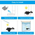 thumbnail image 6 of 2 Pack 2-Inch Toilet Flapper Replacement Compatible with American Standard 7381129-200.0070A Universal Flapper and Chain with Float, 2-Inch Flush Valves, 6 of 6