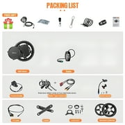 BAFANG Mid Drive Kit 750W BBS02B Electric Bike Conversion Kit 48V Ebike Conversion Kit for 68-73MM Mountain Bike Road Bike VD04 Display and 48V20Ah Shark Battery
