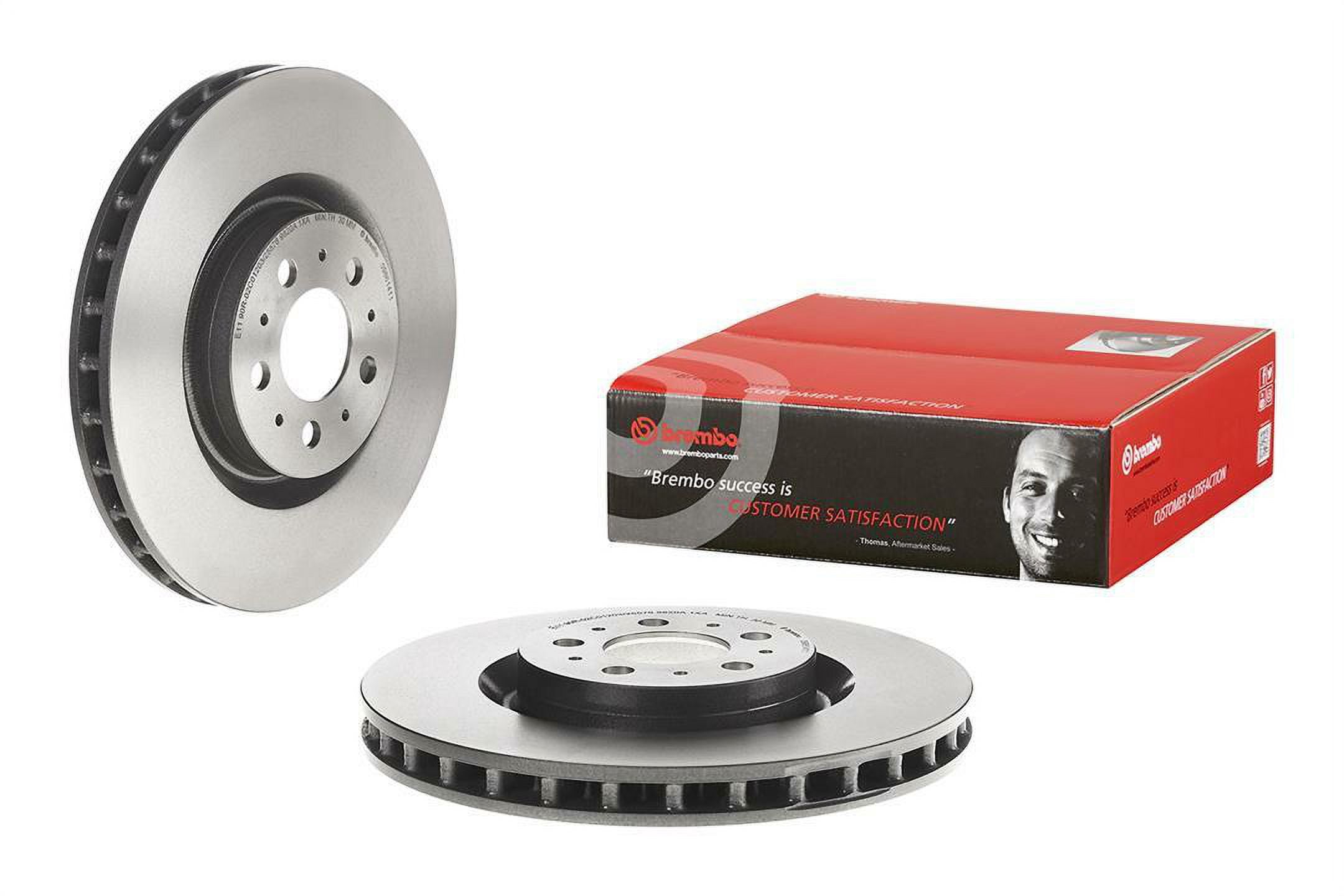 Brembo 09.8614.11 BRAKE ROTORS Fits select: 2004 VOLVO S60 2.5T, 2004 VOLVO V70 FWD