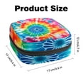 thumbnail image 3 of Portable Period Kit Bag Feminine Product Pouch for Girls for Pads Bag and Tampons with Zipper, Tie-Dye, 3 of 7