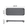 thumbnail image 3 of Almohadilla absorbente antideslizante para posavasos de barro de diatomeas para baño de hotel (gris oscuro 1) Ndcxsfigh Libre de BPA, 3 of 6