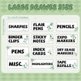 thumbnail image 3 of 42 Pieces Teacher Toolbox Labels Tool Box Storage Label Classroom Supply Decor for Back to School Teachers Classroom Organization (Greenery), 3 of 14
