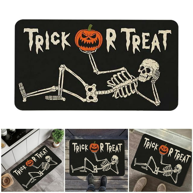 Binwennn Oversized Blankets And Throws 8x10 Padded Rug Twin Throw Blanket Theme Doormat Skeleton Floormat Welcome Mat For Bathroom Home Decoration