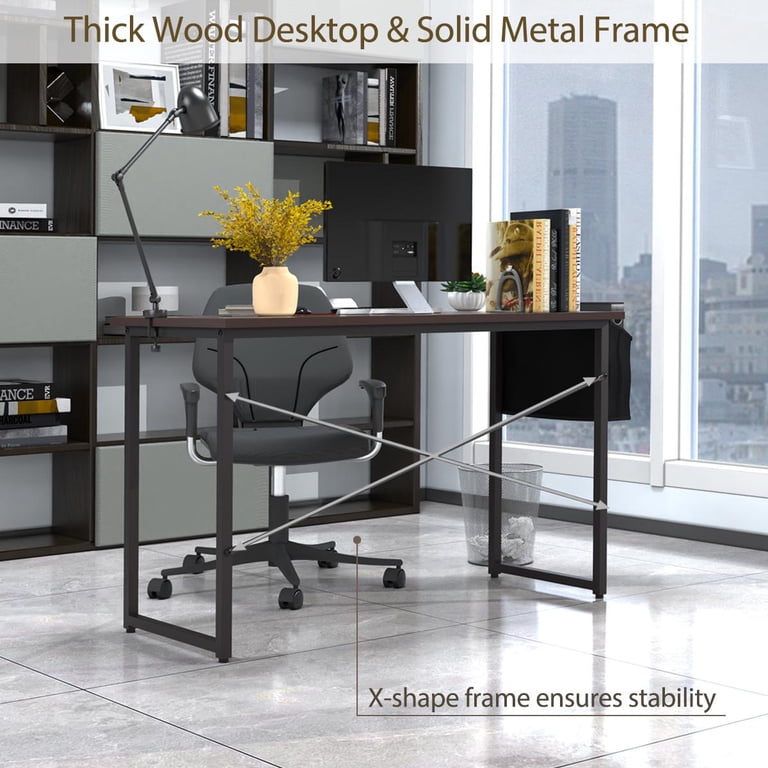Giantex Computer Table Giantex 47quot Modern Office Computer Desk Pc Laptop Table