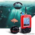 thumbnail image 4 of Portable Wireless Fish Finder With 100m Range - Smart Sonar Sensor, 0.6-45m Depth, 90° Beam Angle, LCD Display For Lake Sea Ice Fishing,RED English, 4 of 20