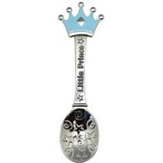 Blue Metal Little Prince Baby Spoon by Ganz