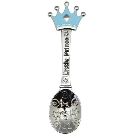 Blue Metal Little Prince Baby Spoon by Ganz