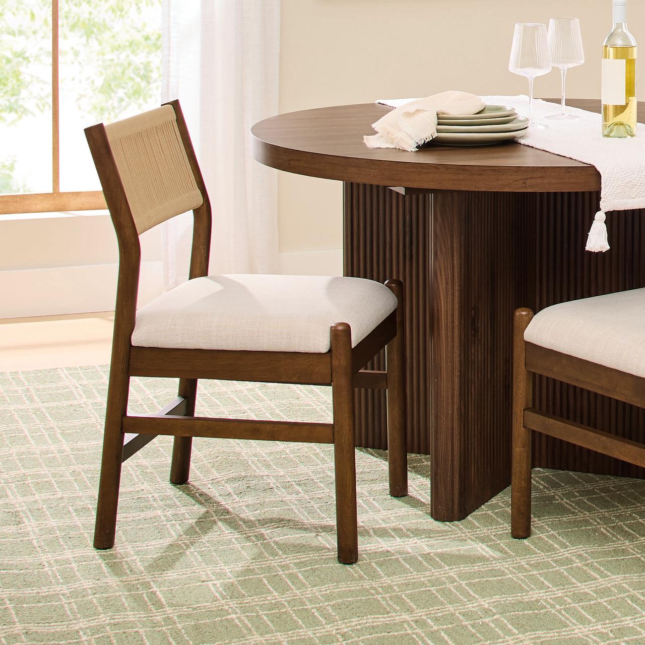 Better Homes & Gardens Lillian Fluted Dining Chairs, Set of 2 photo 2