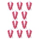 thumbnail image 3 of Toystoory Múltiples opciones de color para apliques de encaje para combinar fácilmente con proyectos Apliques de encaje para bricolaje rojo A rojo un 10Conjunto, 3 of 6