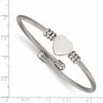 thumbnail image 2 of Stainless Steel Polished Heart Flexible Bangle Made In China -Jewelry By Sweet Pea, 2 of 5