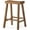 Antiqued Natural, variant on Maven Lane Vincent Wooden Rustic Aesthetic Kitchen Counter Stool, Antiqued Grey Finish