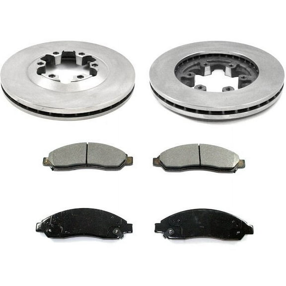 Front Brake Pad and Rotor Kit - Compatible with 2004 - 2008 Chevy Colorado 2005 2006 2007