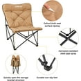 KingCamp Folding Camping Chair Oversized Comfy Butterfly Dorm Chair