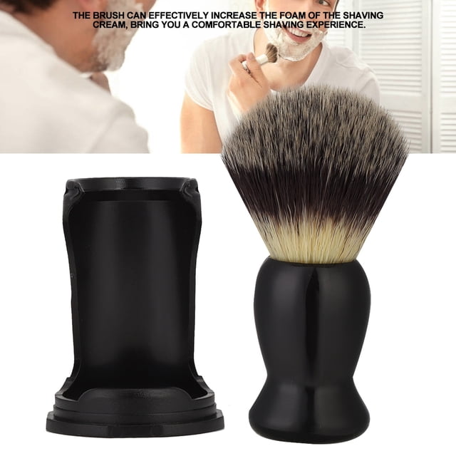 Soporte para Brocha de Afeitar, Soporte para Brocha de Afeitar de Acrílico Profesional, Soporte Compacto para Herramientas de Cuidado de Barba, Ayuda para enjuague y Secado PARA