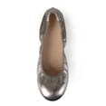 thumbnail image 3 of Women's Journee Collection Lindy2 Ballet Flat Pewter Faux Leather 8 M, 3 of 5