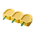 thumbnail image 1 of Moldes para de dibujos animados en forma de pájaro, 3 celdas, Amarillo SM SunniMix Moldes para paletas, 1 of 7