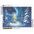 thumbnail image 1 of DIY 5D Diamond Jewel Paint Kit Full Drill Christmas Tree Snowman Santa Pattern Diamond Jewel Paint Embroidery Cross Stitch Arts Craft Gift for Adults Children Beginners Home Room Wall Decor, 11.8 *, 1 of 8