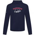 thumbnail image 2 of Men's Levelwear Navy Washington Capitals Anthem Ice Wall Pullover Hoodie, 2 of 3