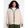 thumbnail image 6 of Terra & Sky Women’s Plus Reversible Chore Coat with Long Sleeves, Sizes 0X-5X, 6 of 7