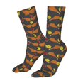 thumbnail image 3 of Fried Chicken Legs Food Pattern Socks,Unisex Fashion Athletic Casual Socks Adult Stockings Sports Socks Travel Socks For Women Men, 3 of 5