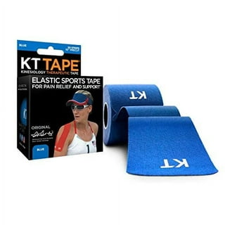  KT Tape, Pro Synthetic Elastic Kinesiology Athletic Tape, 150  Count, 10” Precut Strips, Rage Red : Health & Household