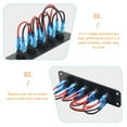 Kitandove 1Set RV Switch Panel for Vehicles and Marine 5 Gangs Control ...