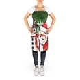 thumbnail image 2 of Carolines Treasures MW1116APRON Crab Blue on Red, Sr Apron, 2 of 4